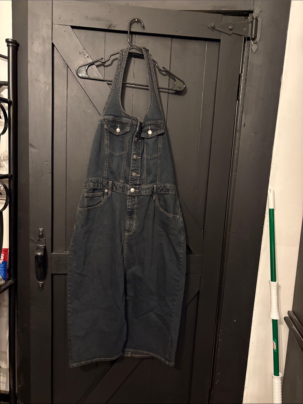 Universal Thread Dark Indigo Denim Overalls